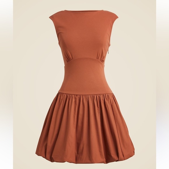 NWT! J.Crew Bubble-hem mixy dress. Women's small. $118 - Picture 1 of 7